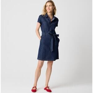 J. Crew Denim Blue Mini Dress